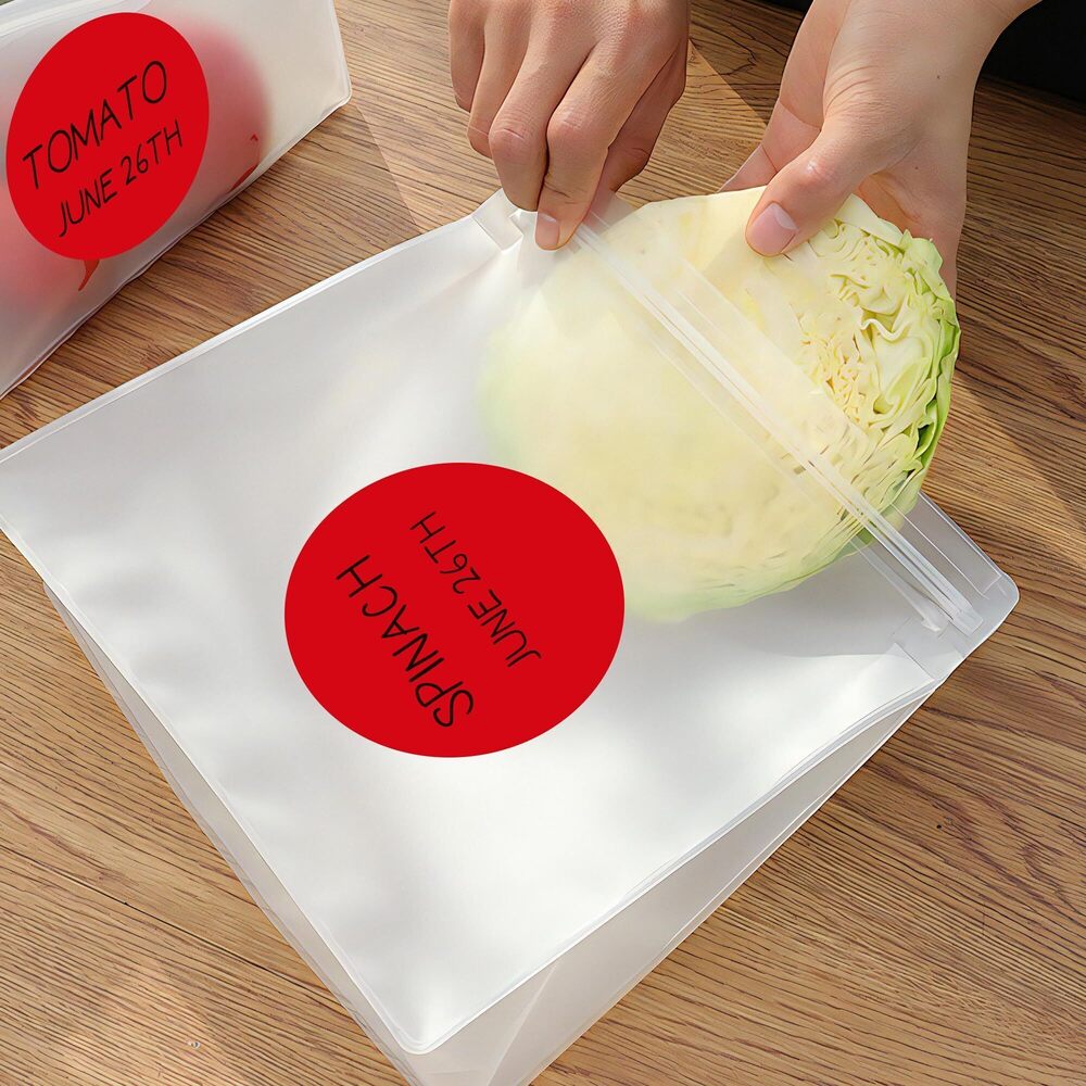 6831 3 Inch Red Color Code Dot Stickers,500 PCS Round Labels Sticker in - Picture 6 of 7